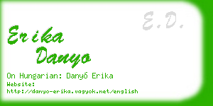 erika danyo business card